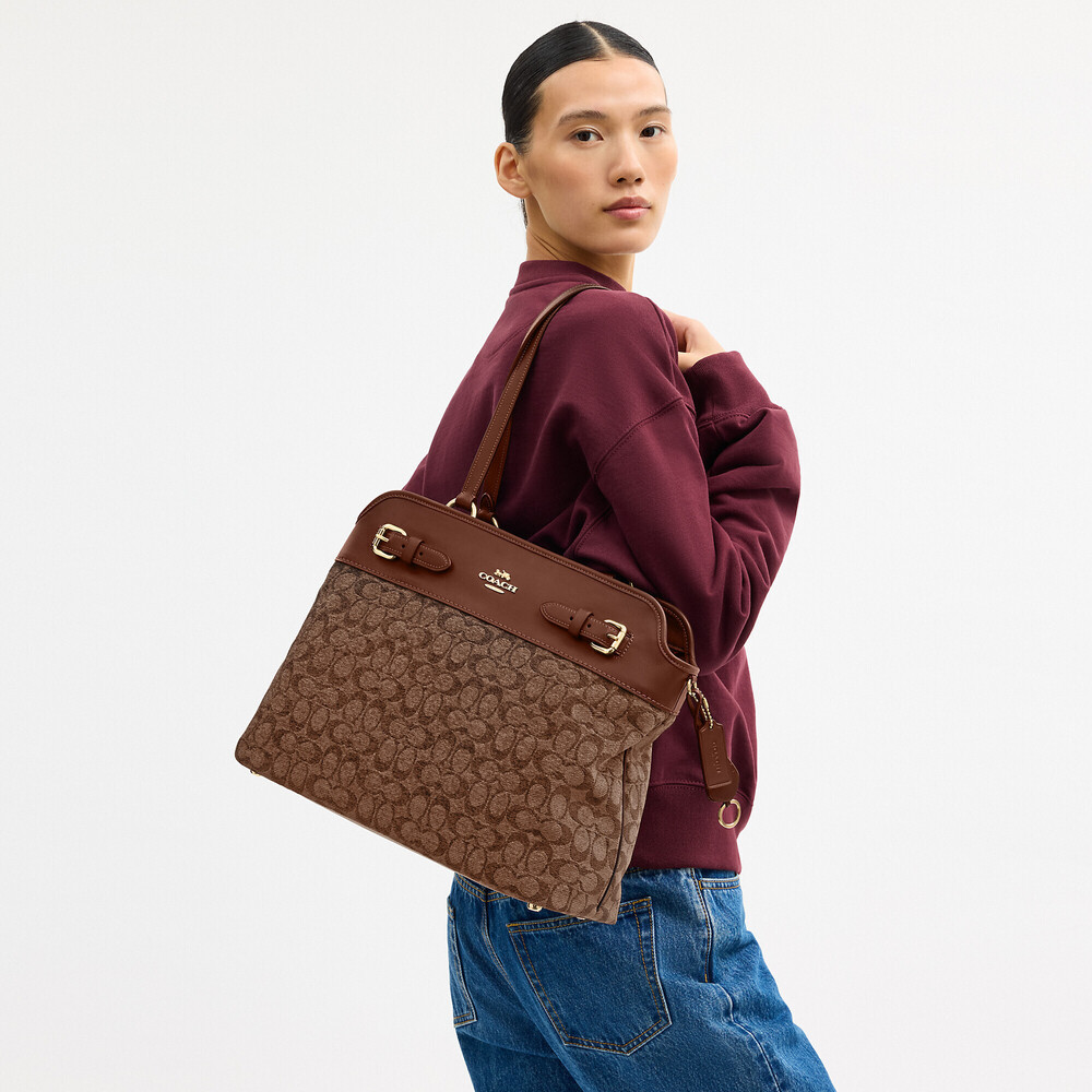 Coach Outlet Easton Tote Bag In Signature Chenille